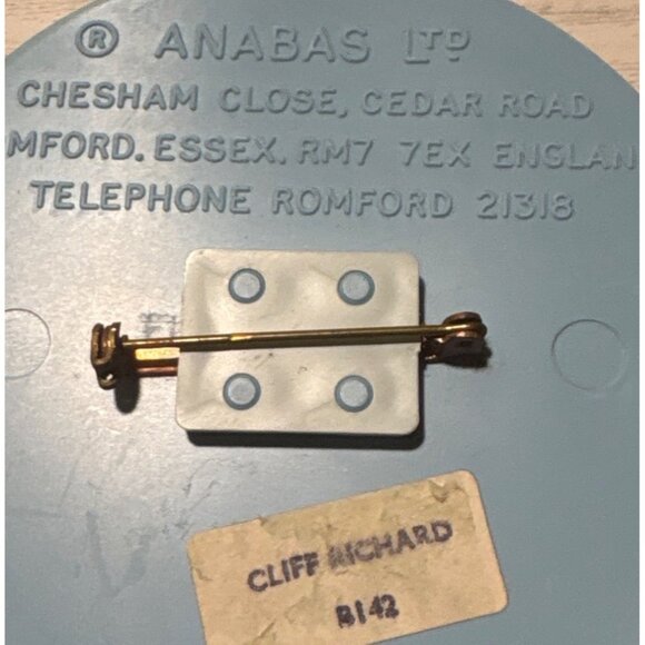 Vintage Anabas Clint Eastwood Button Badge With Pin Back 1973 3.5" - Picture 4 of 5